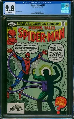 Buy Marvel Tales #140 (1982) ⭐ CGC 9.8 ⭐ REPRINTS AMAZING SPIDER-MAN #3 Dr Octopus • 195.02£