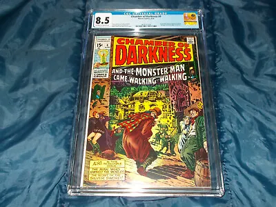 Buy Chamber Of Darkness #4 CGC 8.5 VF+ (Marvel - 04/70) Conan-esque Tryout By Smith! • 114.31£