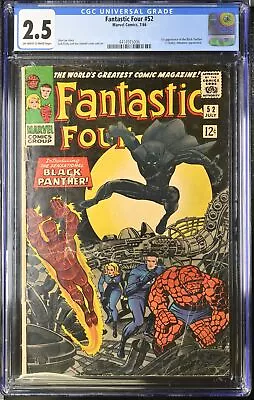 Buy Fantastic Four #52 CGC 2.5 Off-White To White Pages • 276.71£