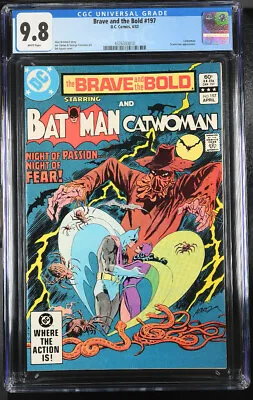 Buy Brave And The Bold #197-CGC 9.8--Batman/Catwoman -comic Book 4376333010 • 122.33£