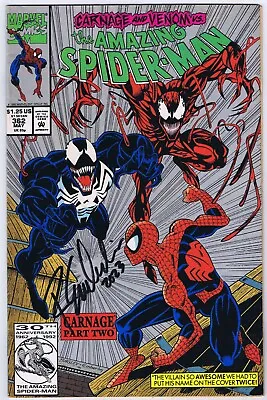 Buy Amazing Spider-Man #362 Variant FN Signed W/COA Randy Emberlin 1992 Marvel • 26.54£