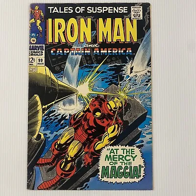 Buy Tales Of Suspense Iron Man Captain America #99 1968 VF Cent Copy • 40£