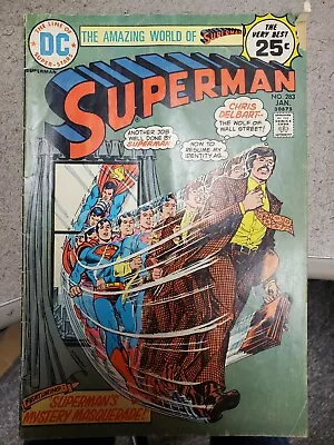 Buy SUPERMAN 1970'S DC COMIC NO.283 ~ Vintage RARE • 38.61£