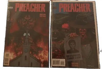 Buy DC Vertigo's 'Preacher ' No.s 1 & 2, Bagged & Boarded April 1995 May 1995 • 98.95£