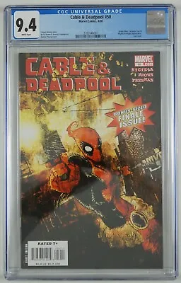Buy Cable & Deadpool #50 CGC 9.4 - Final Issue! - Skottie Young Cover - White Pages • 151.04£