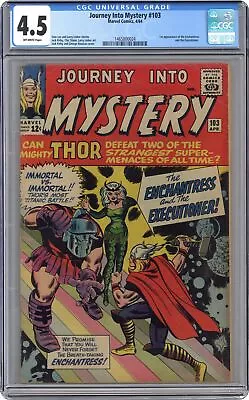 Buy Thor Journey Into Mystery #103 CGC 4.5 1964 1465800024 1st App. Enchantress • 221.18£
