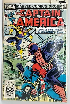 Buy CAPTAIN AMERICA #282 (1982, Marvel Comics) 1st APPearance NOMAD (JACK MONROE) • 5.53£