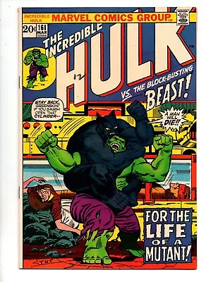 Buy Incredible Hulk #161  Vf- 7.5   The Mimic Dies; Beast App.  • 51.37£