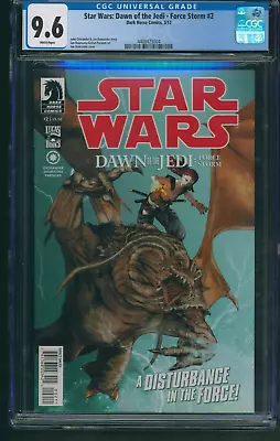 Buy Star Wars Dawn Of The Jedi Force Storm #2 CGC 9.6 1st Lok Ryo Koda Dark Horse • 78.87£