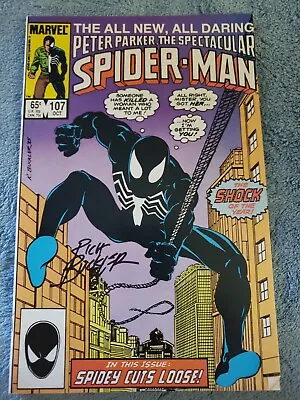 Buy The Spectacular Spider-Man #107 1985 1st Appearance KEY Sin Eater NM SIGNED!!! • 59.56£