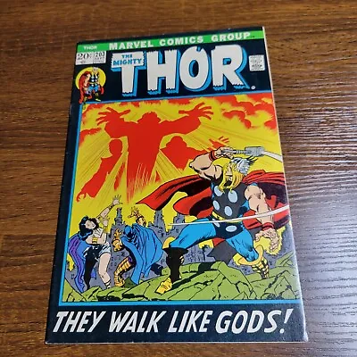 Buy The Mighty Thor #203. 1st Team Appearance Young Gods. Marvel Silver Age Comic. • 11.92£