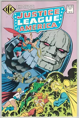 Buy The Official Justice League Of America Index 6  ICG   VF  1986 DC Comic • 11.82£
