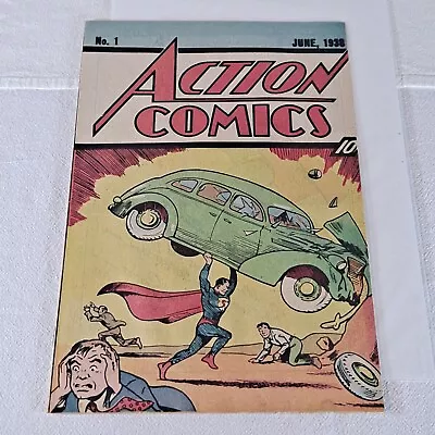 Buy DC Action Comics #1 Peanut Butter Ad Variant 1983 Reprint Superman 45th Birthday • 27.95£