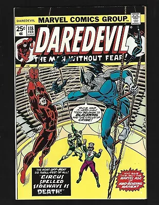 Buy Daredevil #118 VF+ Romita Heck Ringmaster Circus Of Crime 1st Blackwing • 14.18£