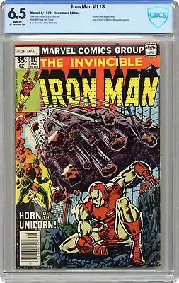 Buy Iron Man #113 CBCS 6.5 Newsstand 1978 21-3B8C92F-166 • 27.18£