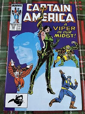Buy Marvel Captain America Issue # 342 June 1988 • 3.15£