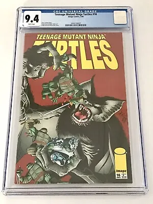 Buy 1996 Image Teenage Mutant Ninja Turtles #16 Scare Print Only 1 On Census Cgc 9.4 • 127.92£