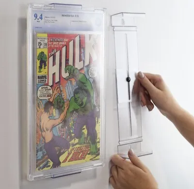 Buy ComicMount™ Invisible Comic Book Display Shelf Stand And Wall Mount • 7.59£