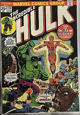 Buy Incredible Hulk #178 Death & Resurrection Of Adam Warlock High Grade • 32.13£