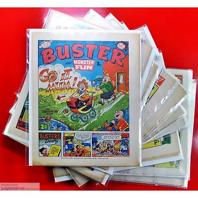 Buy BUSTER AND MONSTER FUN Comic Bags ONLY Size2 For Issues X 25. . • 15.99£
