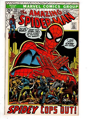 Buy Amazing Spider-man #112 (1972) - Grade 7.5 - Doctor Octopus Cameo - Cops Out! • 63.19£