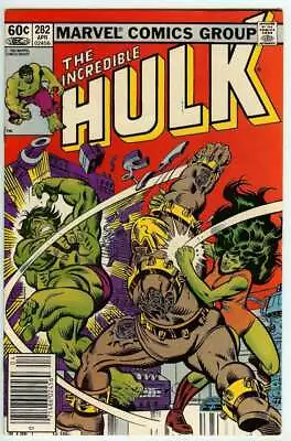 Buy Incredible Hulk #282 8.0 // Hulk + She-hulk Team-up 1983 • 100.74£