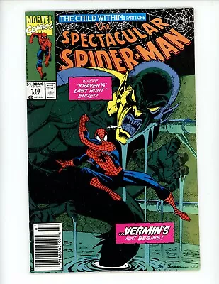 Buy Spectacular Spider-Man #178 Comic Book 1991 VF- Marvel Comics • 2.38£