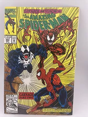 Buy Amazing Spider-Man #362 - Venom Carnage  Marvel 1992 Comics VF/NM • 23.71£