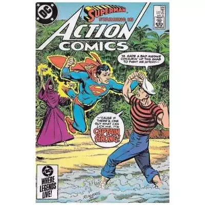 Buy Action Comics (1938 Series) #566 In Very Fine + Condition. DC Comics [g! • 7.52£