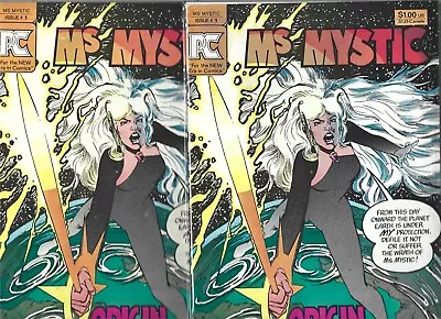 Buy Ms. Mystic #1 Lot Of 2 (vf+) Bronze Age Eclipse Comics, Neal Adams • 3.07£