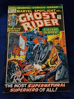 Buy Marvel Spotlight #5 - Marvel 1972 20c Friedrich Ploog 1st App Ghost Rider VG+ • 111£