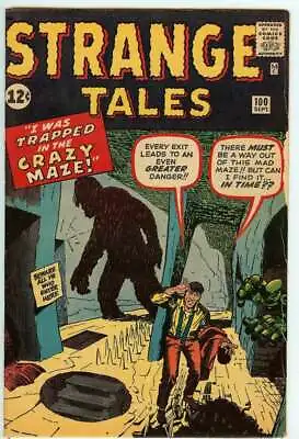 Buy Strange Tales #100 5.0 // Pre Hero Jack Kirby Cover Art 1962 • 106.17£