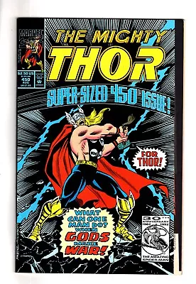 Buy The Mighty Thor #450 - GIANT-SIZE ANNIVERSARY FLIP JOURNEY INTO MYSTERY! • 6.97£