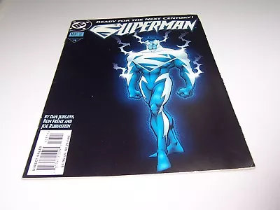 Buy 1997 Superman 123 Dc Comics Jurgens Frenz Electric Blue Great Rare Deal!!! • 5.16£