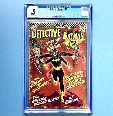 Buy Detective Comics 359 Cgc 0.5 1st Batgirl 1967 • 164£