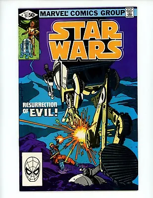Buy Star Wars #51 Comic Book 1981 NM- Simonson Marvel Luke Skywalker • 11.84£