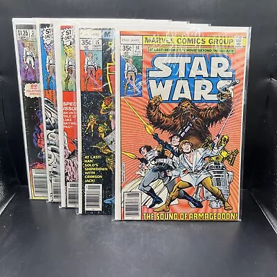 Buy Star Wars Lot Of 5 Issue #’s 14 15 17 18 & Movie Showcase 2 1978. (B62)(45) • 18.18£