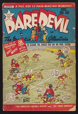 Buy Daredevil Comics #58 2.5 GD+ Lev Gleason - Jan 1949 • 12.64£
