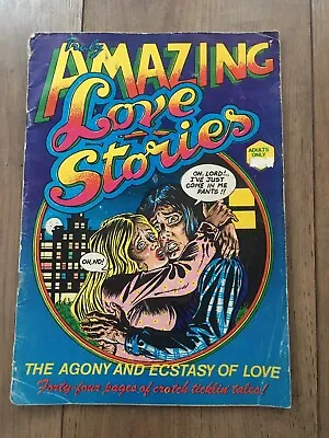 Buy Truly Amazing Love Stories #1 Antonio Ghura Comic 1977 Adult Thanks Underground • 20£
