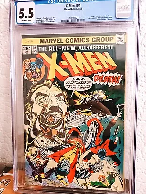 Buy X-Men #94 CGC 5.5 (1975) 1st Appearance New X-Men Team In Regular Title • 440£