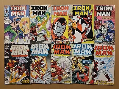 Buy Iron Man #210-219 Complete Lot Of 10 1st Appearance Ghost Marvel 1986 VF Avg • 31.97£