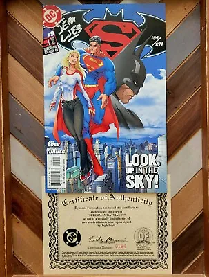 Buy SUPERMAN/BATMAN #9 (DC 2004) JEPH LOEB Signed/Numbered 184/299 Exclusive + COA! • 18.76£