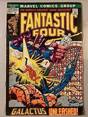 Buy Fantastic Four #122 - Galactus & Silver Surfer Cover • 17.56£