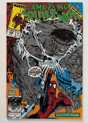 Buy The Amazing Spider-Man 328 - Grey Hulk - Todd McFarlane - 1990 Marvel Comics • 20£