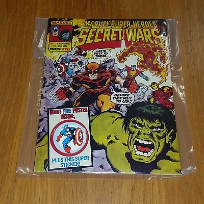 Buy Marvel Super Heroes Secret Wars #2 11th 24th May 1985 Free Gift British Weekly • 39.99£