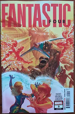 Buy Fantastic Four 9, Alex Ross Cover, Marvel Comics, September 2023, Vf • 5.99£