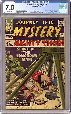 Buy Thor Journey Into Mystery #102 CGC 7.0 1964 4155196001 1st App. Sif • 357.90£
