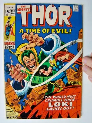 Buy Thor #191 John Buscema Art 1st Durok The Demolisher  1971 VG • 6.71£
