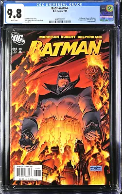 Buy BATMAN #666 CGC 9.8 - 💥 1st Damian Wayne As Batman💥 (2006) • 134.57£