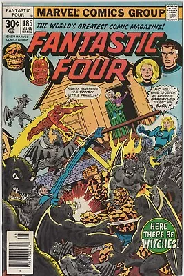 Buy Fantastic Four #185 Marvel Comics 1977 Vf-nm 9.0 Impossible Man - Hi-res Scans • 7.99£